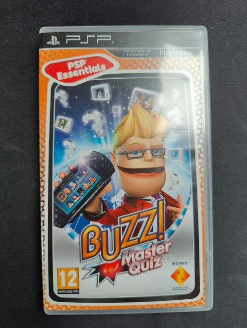 Buzz!: Master Quiz, PSP, Spelcomputers en Games, Games | Sony PlayStation Portable, Zo goed als nieuw, Puzzel en Educatief, 3 spelers of meer