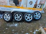 Audi a4 velgen met banden, Auto-onderdelen, Banden en Velgen, Ophalen, 255 mm, Velg(en), 16 inch