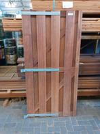 Hardhouten plankendeur 90x180cm, Tuin en Terras, Tuinpoorten, Minder dan 100 cm, Ophalen of Verzenden, Zo goed als nieuw, Draaipoort