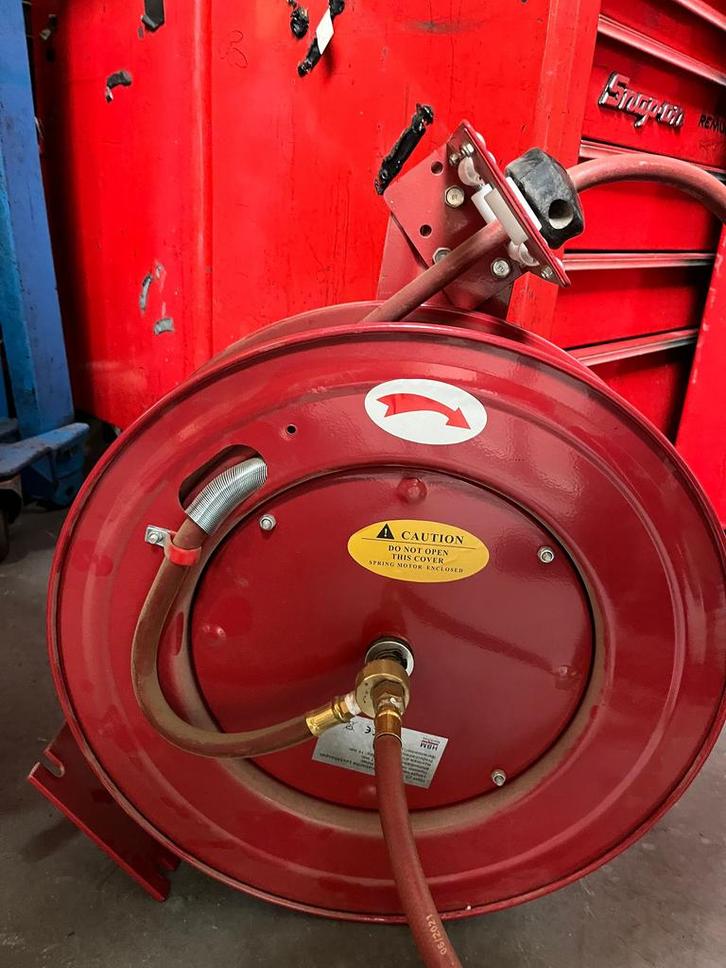 luchtslanghaspel 20 meter, Doe-het-zelf en Verbouw, Compressors, Gebruikt, Ophalen