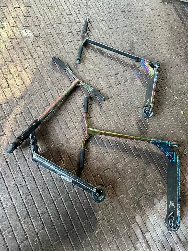 3x Stuntstep - pre loved, Fietsen en Brommers, Steps, Ophalen, Gebruikt, Gewone step