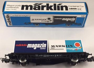 Märklin magazin containerwagon beschikbaar voor biedingen
