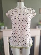 Ted Baker polka dot crème top 1 S 36 Gratis Verzenden, Kleding | Dames, Maat 38/40 (M), Overige kleuren, Verzenden, Zo goed als nieuw