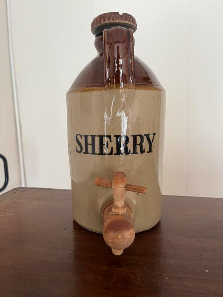 Sherry kruik Pearsons of Chesterfield - vintage, Verzamelen, Overige Verzamelen, Gebruikt, Ophalen of Verzenden