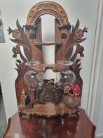 Souvenir,voor wijn, Ophalen of Verzenden, Zo goed als nieuw, Kandelaar, Hout