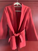 Mooi oranje- rood kimono-jasje van H&M - Maat 40, Maat 38/40 (M), Ophalen of Verzenden, Jasje, Gedragen