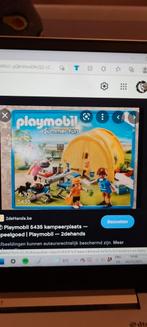 Playmobil vakantie tent, Kinderen en Baby's, Speelgoed | Playmobil, Ophalen of Verzenden, Zo goed als nieuw, Complete set