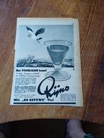 Advertentie van Rijno De Betuwe Tiel voorjaar 1939, Ophalen of Verzenden, Zo goed als nieuw, Overige typen