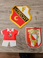 3 oude ongebruikte FC Utrecht stickers, Ophalen of Verzenden, Nieuw, F.C. Utrecht, Poster, Plaatje of Sticker