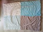 Boxkleed blauw met vlakken, Ophalen of Verzenden, Zo goed als nieuw, Rechthoekig, Boxkleed