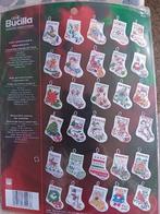 Kerst Borduurpakket Tiny Stocking's Ornaments, Hobby en Vrije tijd, Borduren en Borduurmachines, Ophalen of Verzenden, Nieuw, Borduurpakket