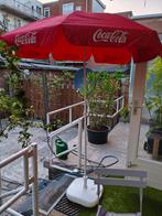 Coca Cola parasol, Tuin en Terras, Parasols, Ophalen, Zo goed als nieuw, 1 tot 2 meter