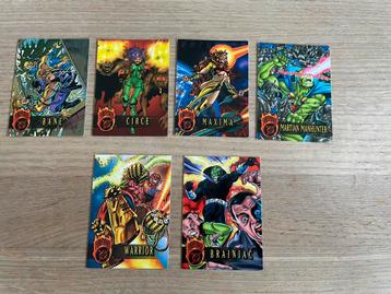 6 vintage game cards DC Comics Oracle Database beschikbaar voor biedingen