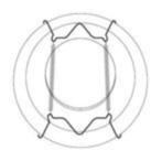 Borden ophang standaard nieuw, Antiek en Kunst, Ophalen of Verzenden