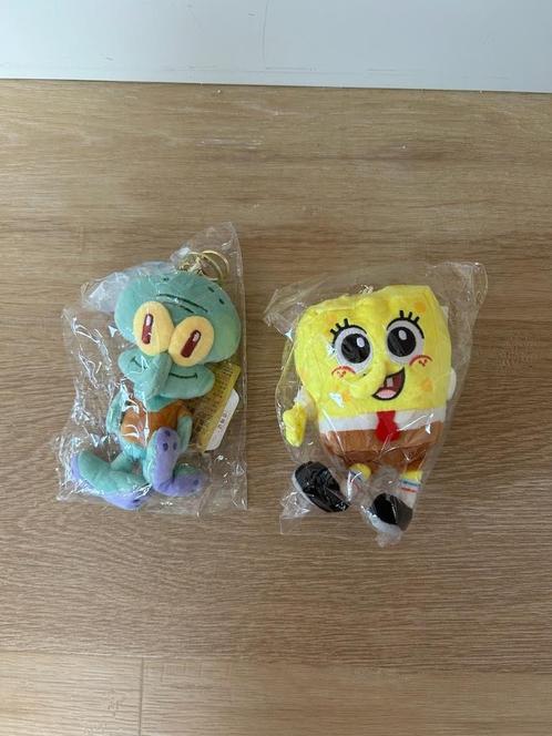 *NIEUW!* 2 x sleutelhanger van Spongebob en Octo, knuffels, Kinderen en Baby's, Speelgoed | Knuffels en Pluche, Nieuw, Overige typen