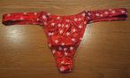sexy herenstring maat L, Verzenden, Rood, Overige typen