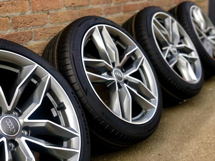 Audi A3 A4 VW Golf Caddy 18 inch met nieuwe banden!, Auto-onderdelen, Banden en Velgen, Banden en Velgen, Zomerbanden, 18 inch