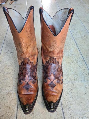Tony Mora python boots mt 44. Cowboy western laarzen. beschikbaar voor biedingen