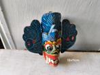 Houten Masker - Handgeschilderd, Antiek en Kunst, Ophalen of Verzenden