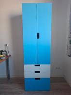 Ikea Stuva Kledingkast wit met blauw, Ophalen, Overige materialen, Gebruikt, 50 tot 100 cm