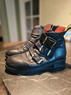 Vai Via bikerboots maat 41, Ophalen of Verzenden, Zo goed als nieuw, Zwart, Hoge laarzen