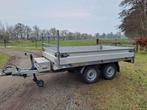 Hapert 2000 kg tandemasser plateau wagen aluminium, Ophalen
