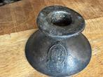 Antieke inktpot/kandelaar - Koper, Ophalen of Verzenden, Koper of Brons
