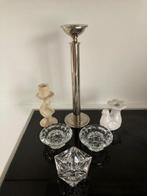 kandelaars div. modellen materialen prijzen zie omschrijving, Huis en Inrichting, Woonaccessoires | Kandelaars en Kaarsen, Ophalen of Verzenden