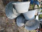 Zinken teilen, Tuin en Terras, Bloembakken en Plantenbakken, Ophalen, Gebruikt, Minder dan 30 cm, Minder dan 60 cm