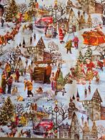 Nieuwe Kerst tafelkleed, kunstof met wintertafereel, Diversen, Kerst, Ophalen of Verzenden, Nieuw