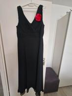 Frans Molenaar Gala Jurk met Stola & Clutch, Zwart, Zo goed als nieuw, Onder de knie, Frans Molenaar