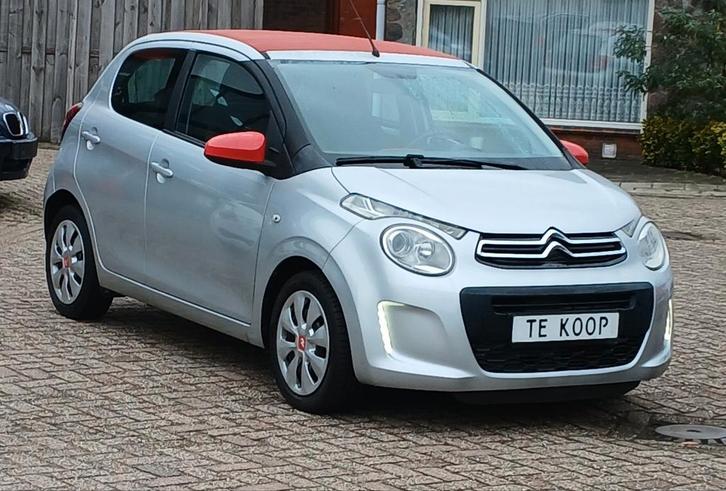 Citroën C1 1.2 VTI 82 Cabrio 5-DRS 2014 Grijs, Auto's, Citroën, Particulier, C1, Benzine, B, Hatchback, Handgeschakeld, Origineel Nederlands