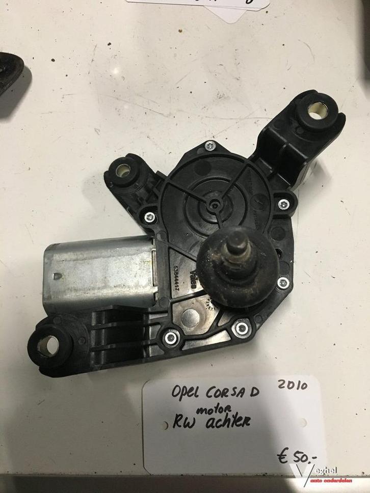 Opel Corsa D 2010 Ruitenwissermotor achter, Auto-onderdelen, Ruiten en Toebehoren, Gebruikt, Ophalen of Verzenden