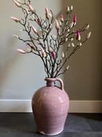 Brynxz vaas met 2 magnolia takken, Huis en Inrichting, Woonaccessoires | Vazen, Ophalen, Overige kleuren, Minder dan 50 cm, Glas