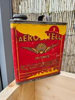 Aeroshell Olieblik 1920 - Dubbel Etiket! Zeldzaam!, Ophalen of Verzenden