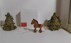 Oud houten paard speelgoed miniatuur paardje pop poppenhuis., Poppenhuis, Ophalen of Verzenden
