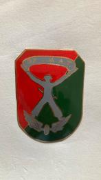 KNIL 37e Aan en Afvoer Troepen, Verzamelen, Ophalen of Verzenden, Landmacht, Nederland, Embleem of Badge