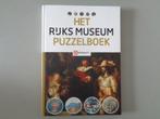 Het Rijksmuseum Puzzelboek - Denksport, Ophalen of Verzenden, Zo goed als nieuw, Denksport, Overige onderwerpen