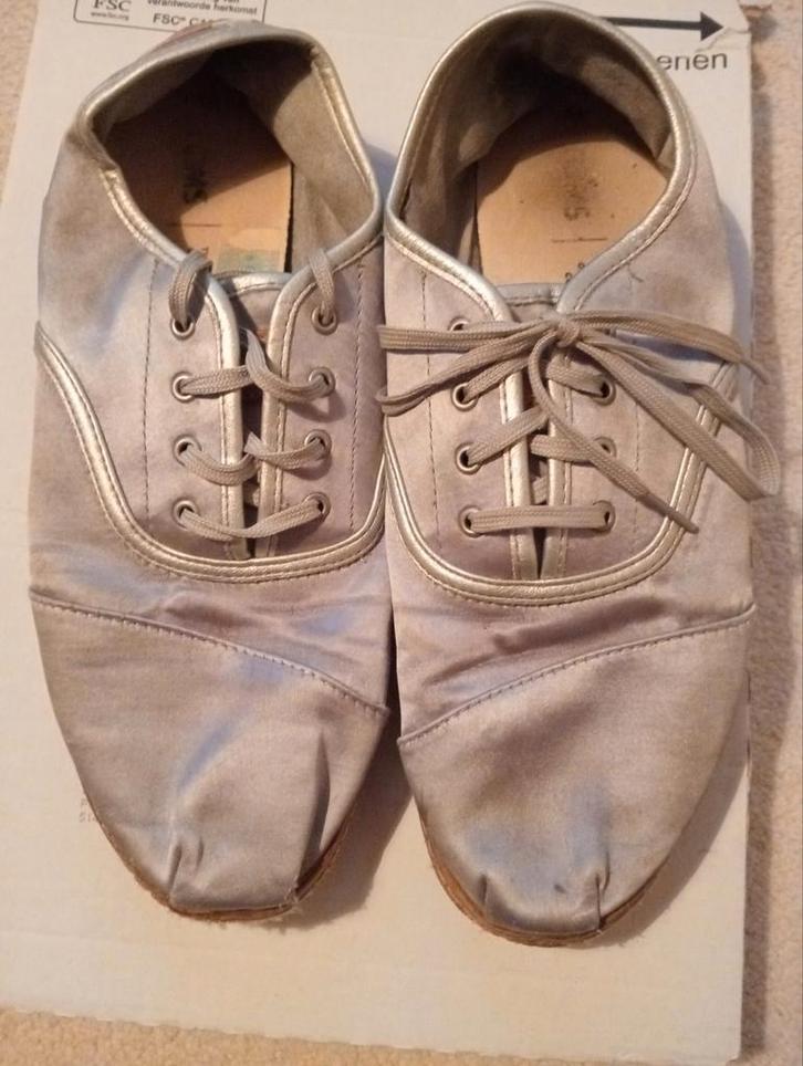 Zilveren Toms schoenen maat 40, Kleding | Dames, Schoenen, Gedragen, Espadrilles of Moccasins, Grijs, Ophalen of Verzenden