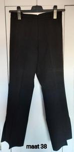 Keurige zwarte 3/4 pantalon met split maat 38, Kleding | Dames, Zwart, Zo goed als nieuw, Driekwart, Watcher