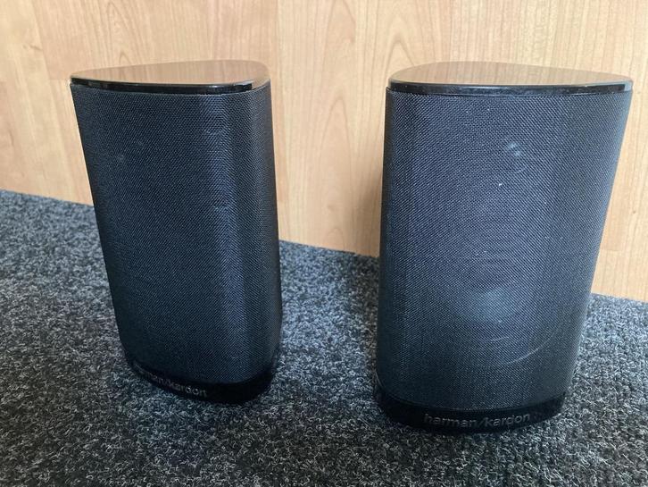 Harman Kardon Luidsprekers SAT-TS7, Audio, Tv en Foto, Luidsprekers, Zo goed als nieuw, Front, Rear of Stereo speakers, 60 tot 120 watt