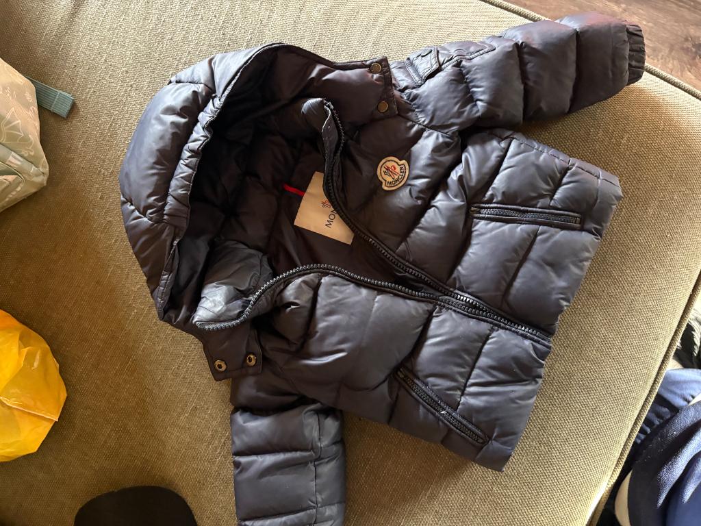 Baby moncler jas maat 80, Gebruikt, Moncler, Verzenden, Jasje