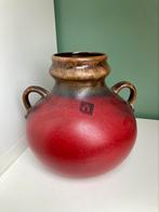 Jasba vaas in ossenbloed rood, Ophalen of Verzenden, Rood, Glas, Minder dan 50 cm