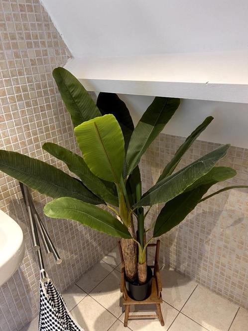 Kunstplant – bananenplant, 120 cm hoog, Huis en Inrichting, Woonaccessoires | Kunstplanten en Kunstbloemen, Zo goed als nieuw