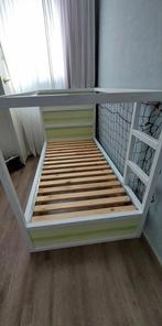 Leuk wit kinderbed met lattenbodem, Ophalen, 70 tot 85 cm, Zo goed als nieuw, Lattenbodem