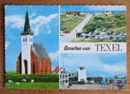 Texel Drieluik met o.a. Kerk en veerpont ( 1971 ), Verzamelen, Ansichtkaarten | Nederland, Ophalen of Verzenden, Voor 1920, Noord-Brabant