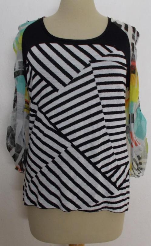 Aparte top van Aldo Martins! L, Kleding | Dames, Tops, Zo goed als nieuw, Maat 42/44 (L), Overige kleuren, Lange mouw, Verzenden