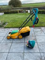Stiga 33 electric gazonmaaier en Bosch trimmer., Ophalen, Zo goed als nieuw