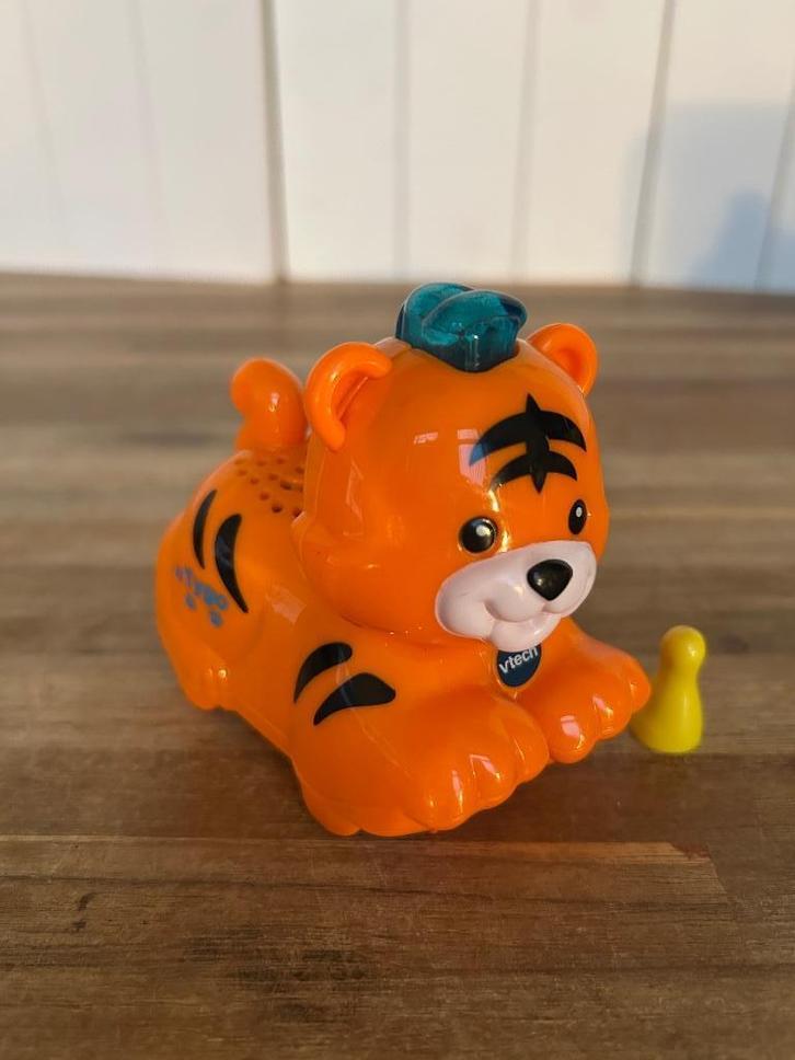 Vtech Zoef Zoef Tygo tijger, Kinderen en Baby's, Speelgoed | Vtech, Zo goed als nieuw, 2 tot 4 jaar, Ophalen of Verzenden