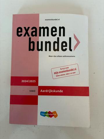 Examenbundel Aardrijkskunde VWO 2024/2025 beschikbaar voor biedingen